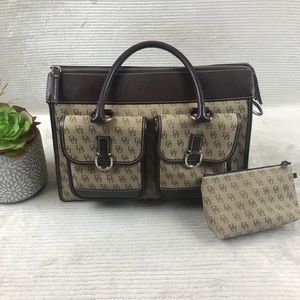 Dooney & Bourke Initial Logo Handbag Purse